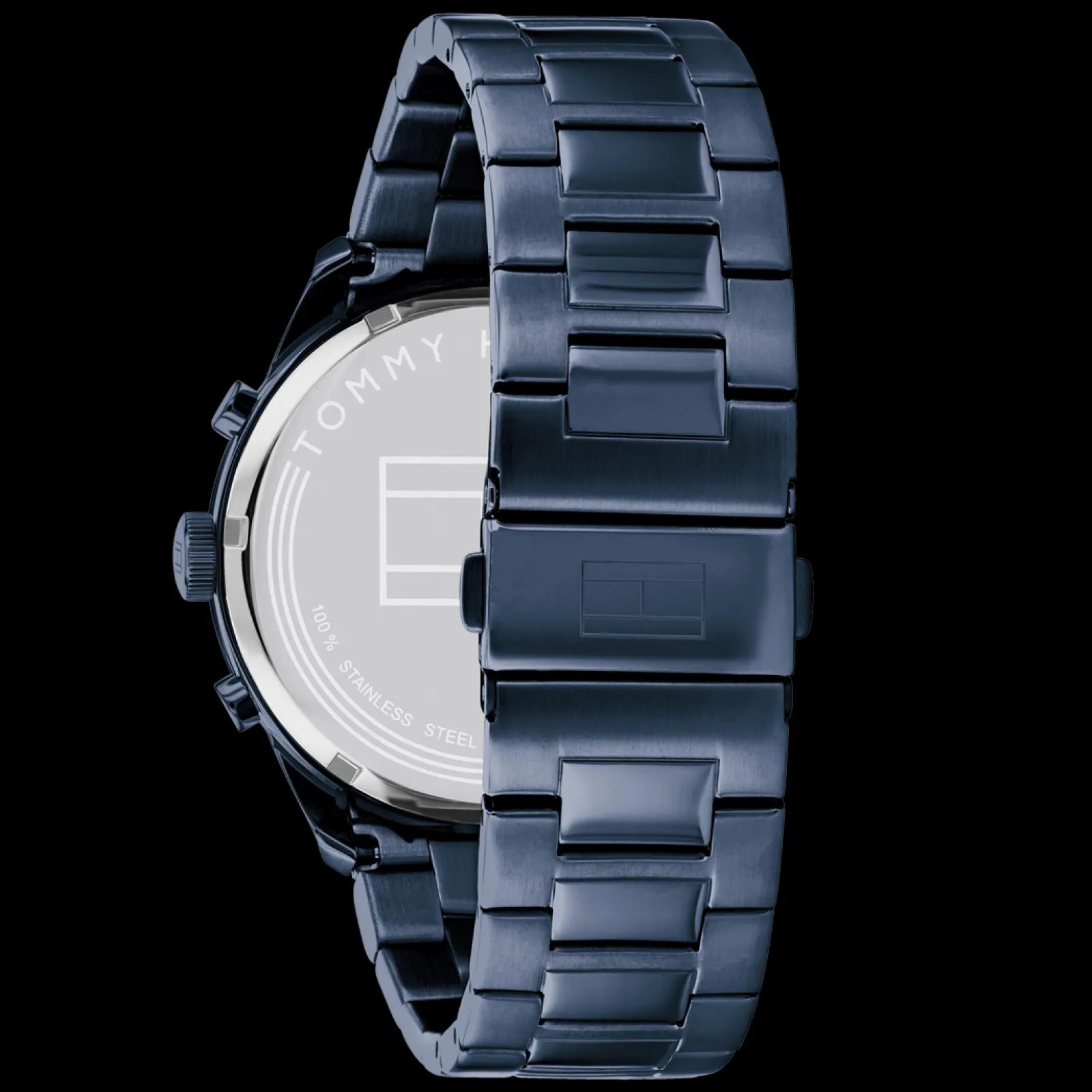 Relogio Aco Ip Azul-Tommy Hilfiger Watches Cheap