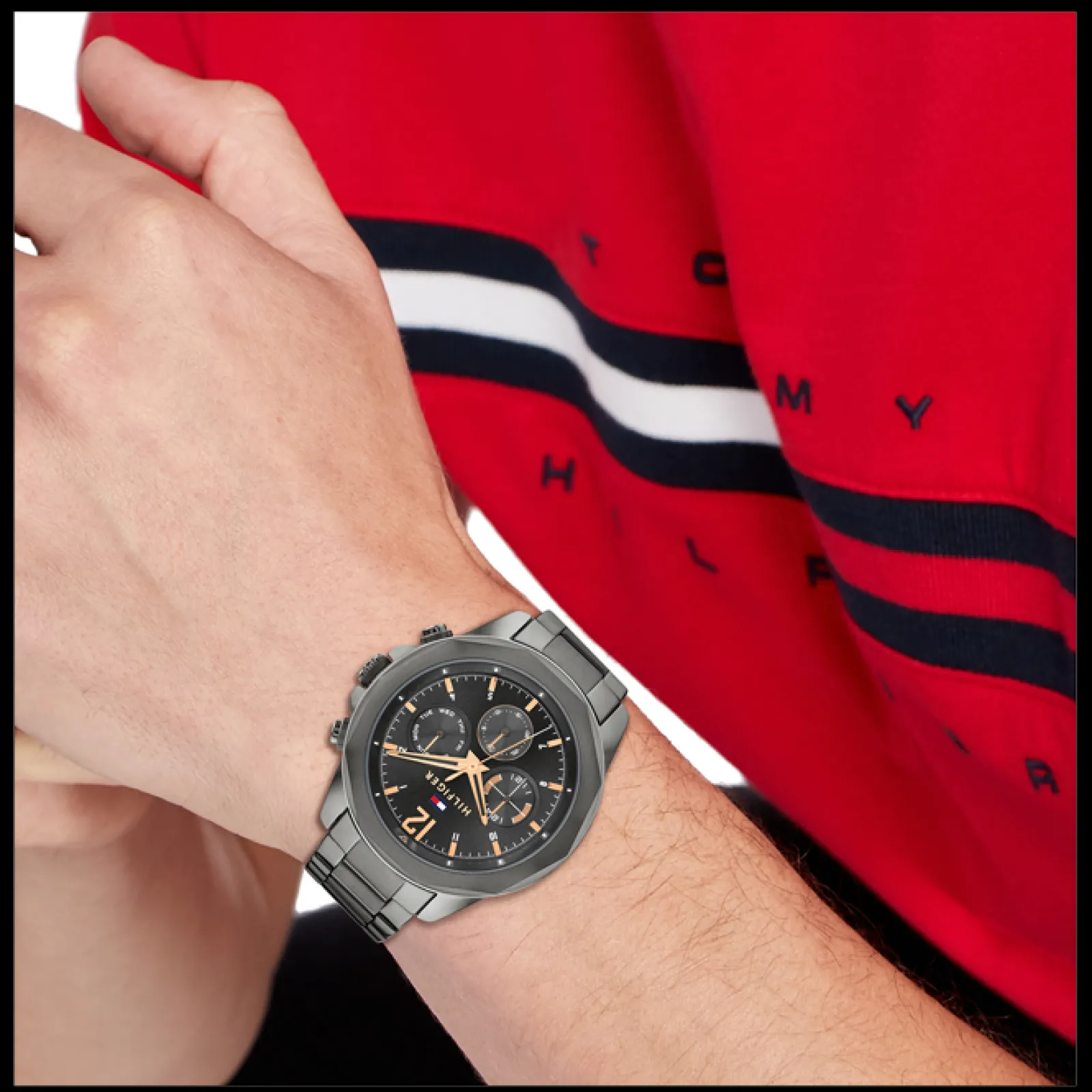 Relogio Aco Ip Cinzento-Tommy Hilfiger Watches Cheap