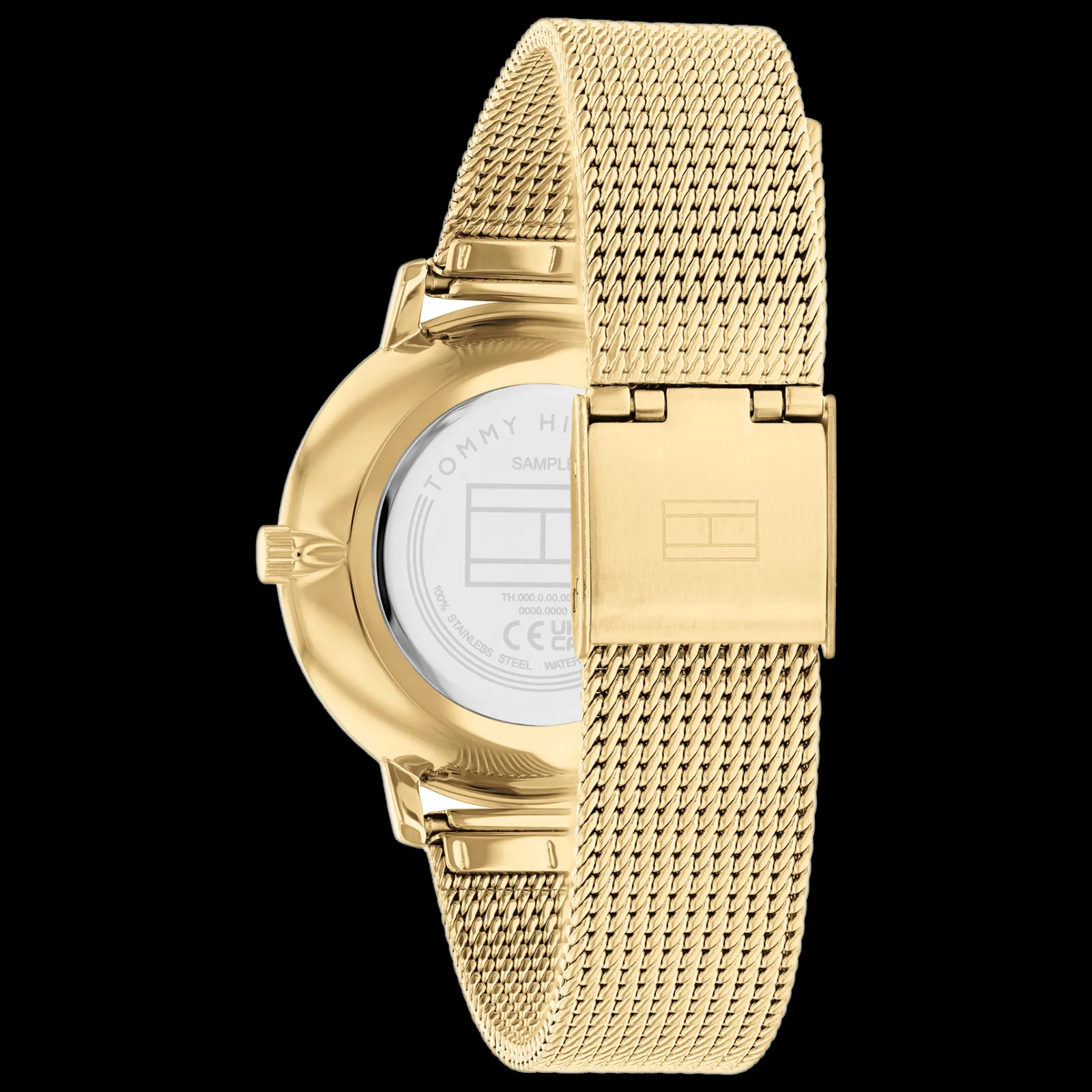 Relogio Aco Ip Dourado, Cristais, Malha Milanesa-Tommy Hilfiger Watches Flash Sale