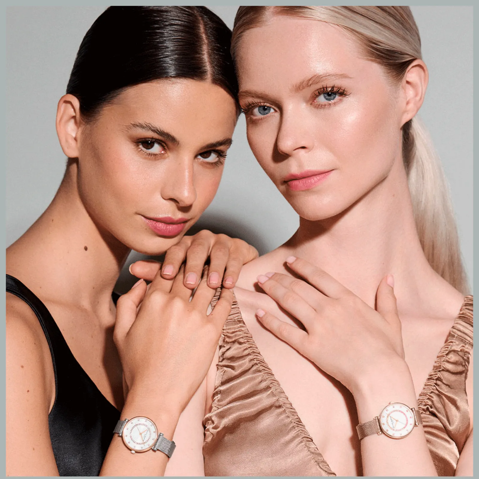 Relogio Belgrave Tbar Aco Dourado Rosa Milanesa-Olivia Burton Store