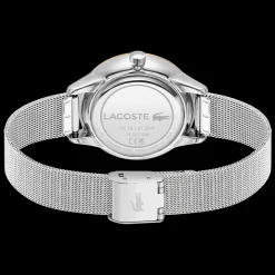 Relogio Birdie Aco Bicolor Malha Milanesa-Lacoste Clearance