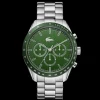 Relogio Boston Cronografo Aco Verde-Lacoste Cheap
