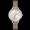 Relogio Cannes Aco Dourado Rosa Malha-Lacoste Best Sale