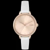 Relogio Cannes Aco Dourado Rosa Pele Branca-Lacoste Shop