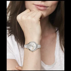 Relogio Cannes Aco Pele Branca-Lacoste Clearance
