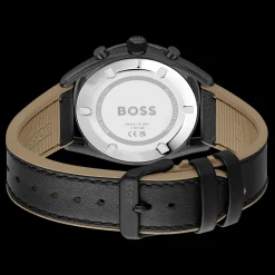 Relogio Center Court Cronografo Aco Ip Preto-Boss Watches Cheap