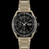 Relogio Center Court Cronografo Preto Aco Bege-Boss Watches Flash Sale