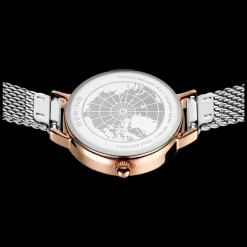 Relogio Classic Prateado Com Pulseira-Bering Watches Sale