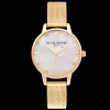 Relogio Classics Branco Aco Dourado Milanesa-Olivia Burton Flash Sale