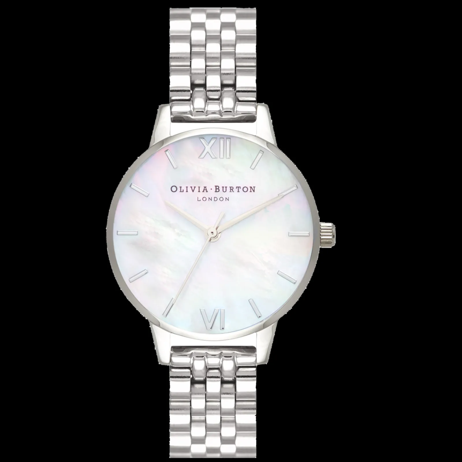 Relogio Classics Branco Aco-Olivia Burton Hot