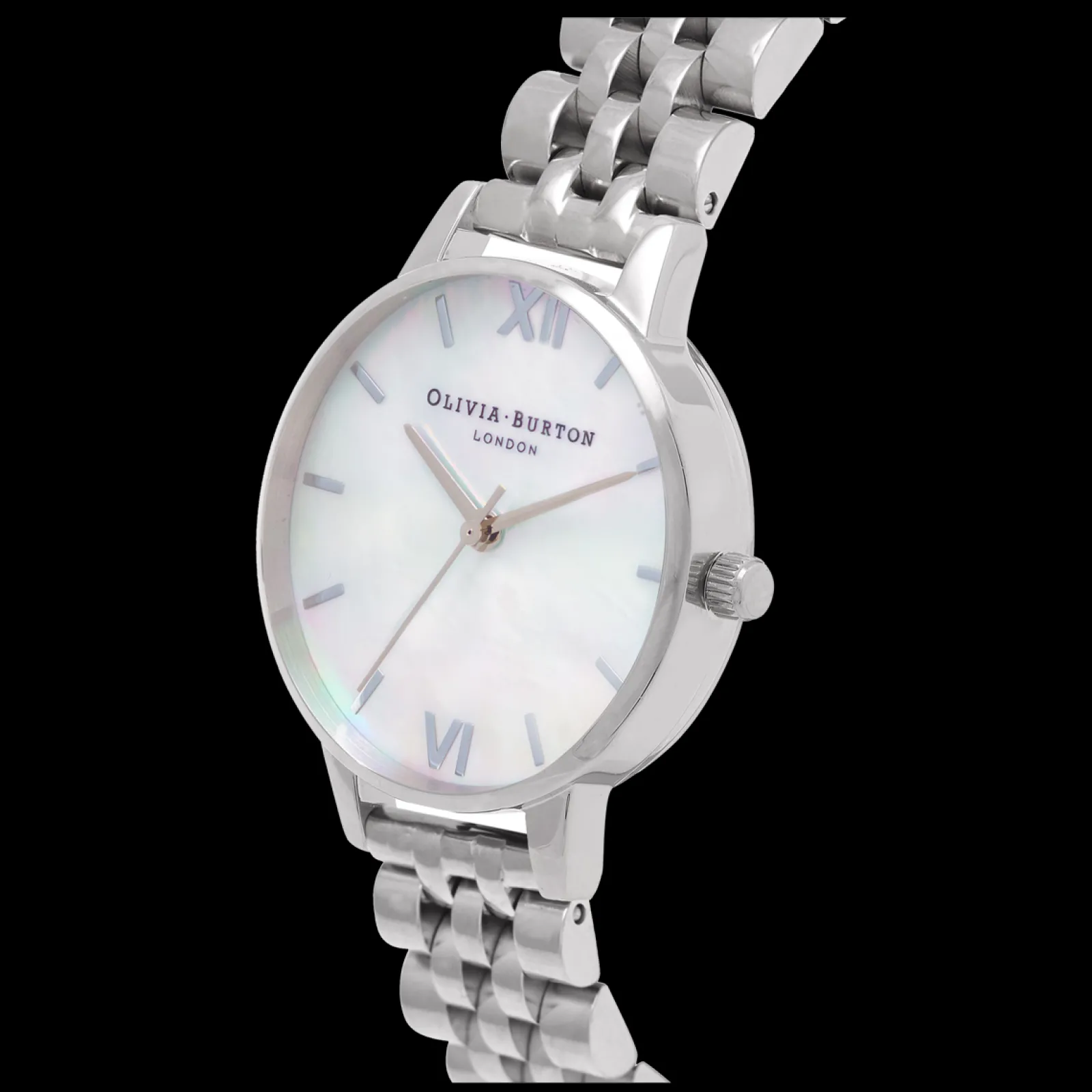 Relogio Classics Branco Aco-Olivia Burton Hot