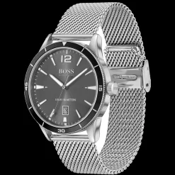 Relogio Drifter Aco Malha Milanesa-Boss Watches Flash Sale