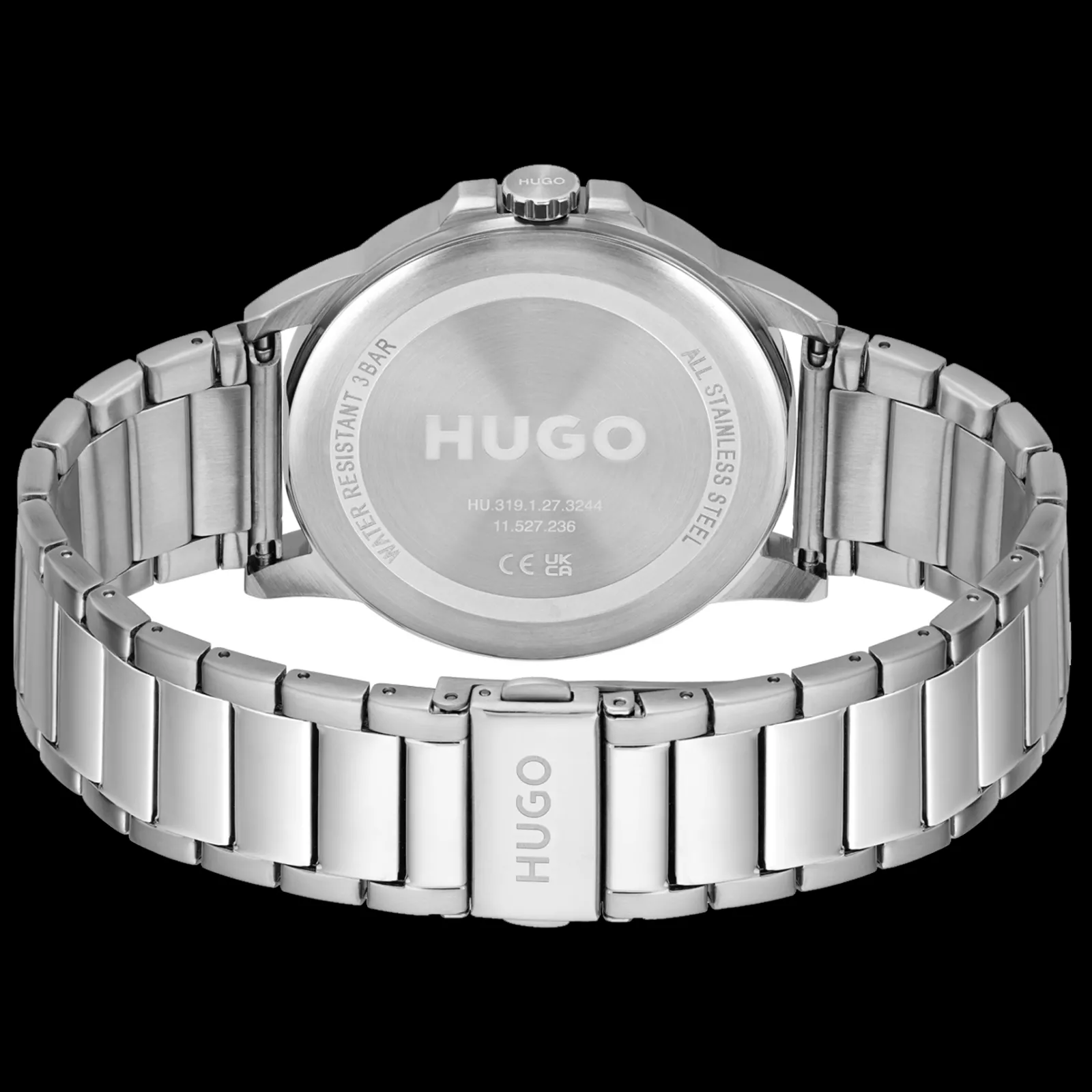 Relogio #First Aco Preto-Hugo Outlet