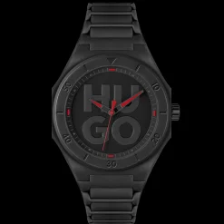 Relogio #Grail Preto Tr90 E Silicone-Hugo New