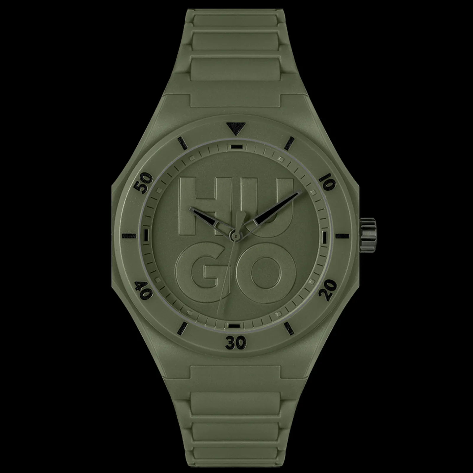 Relogio #Grail Verde Tr90 E Silicone-Hugo Best Sale