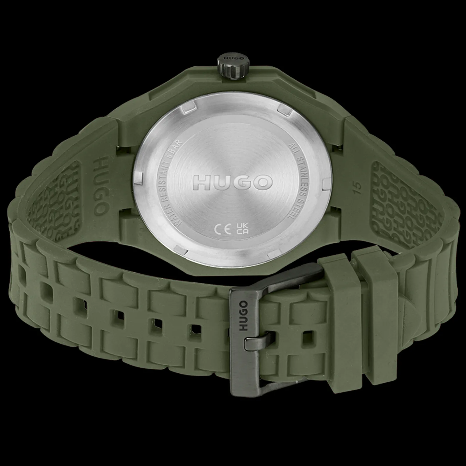 Relogio #Grail Verde Tr90 E Silicone-Hugo Best Sale