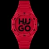 Relogio #Grail Vermelho Tr90 E Silicone-Hugo Sale