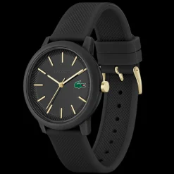 Relogio L.12.12 Preto Dourado-Lacoste Store