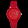 Relogio L.12.12 Vermelho Silicone-Lacoste Fashion