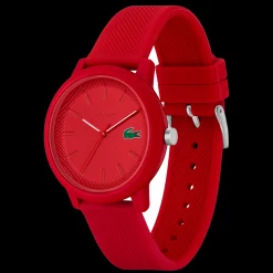 Relogio L.12.12 Vermelho Silicone-Lacoste Fashion