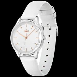 Relogio Club Aco Pele Branca-Lacoste Clearance
