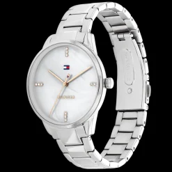 Relogio Madreperola Com Cristais E Aco-Tommy Hilfiger Watches Flash Sale