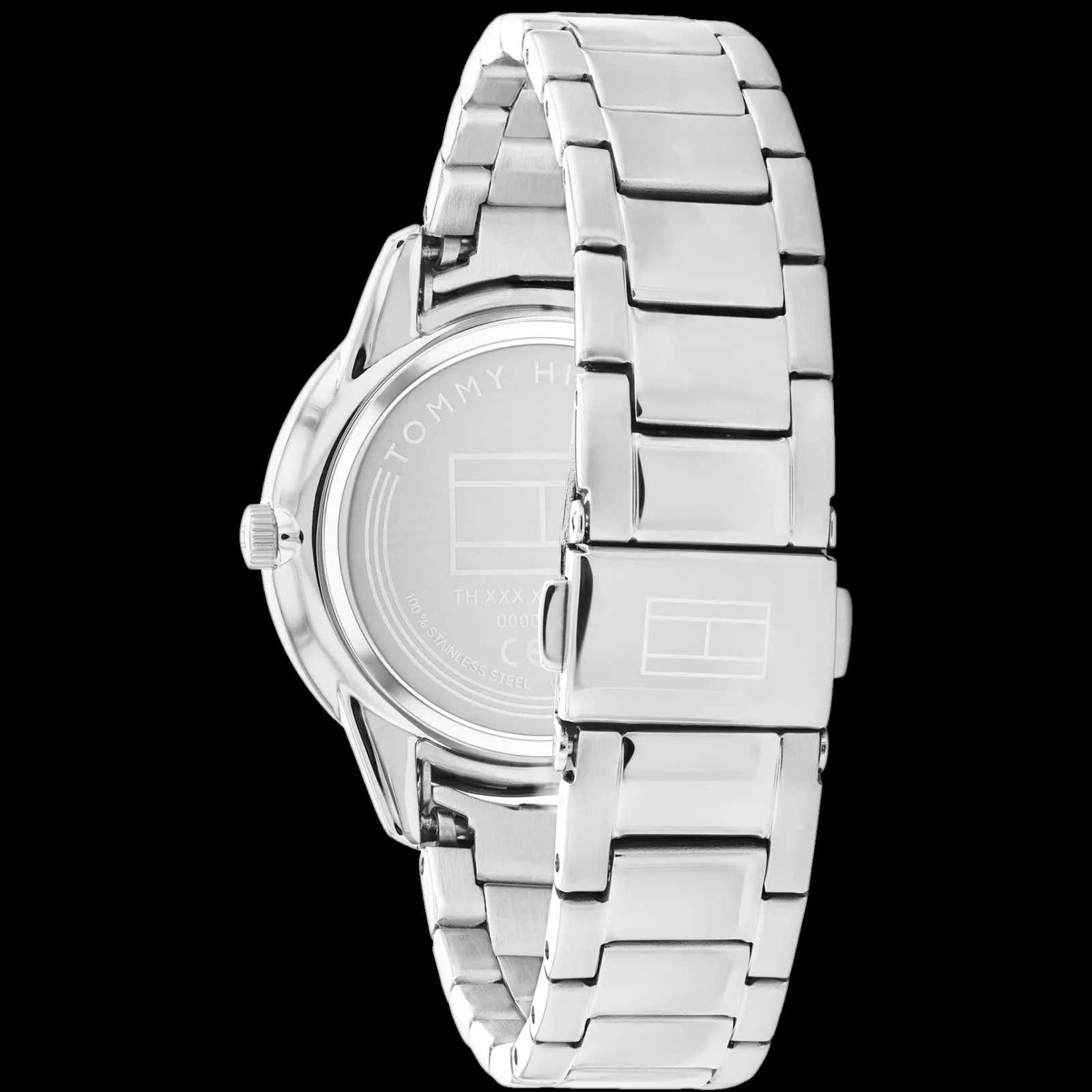 Relogio Madreperola Com Cristais E Aco-Tommy Hilfiger Watches Flash Sale