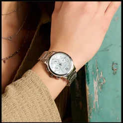 Relogio Multifunction Aco, Madreperola, Cristais-Olivia Burton Clearance