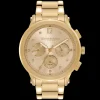 Relogio Multifunction Aco Dour., Madre. Cristais-Olivia Burton Flash Sale