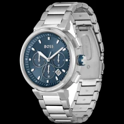 Relogio One Aco Azul-Boss Watches Best