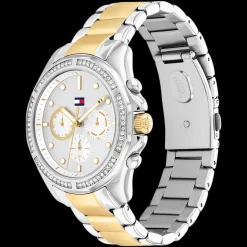 Relogio Prateado Aco Bicolor E Cristais-Tommy Hilfiger Watches Online
