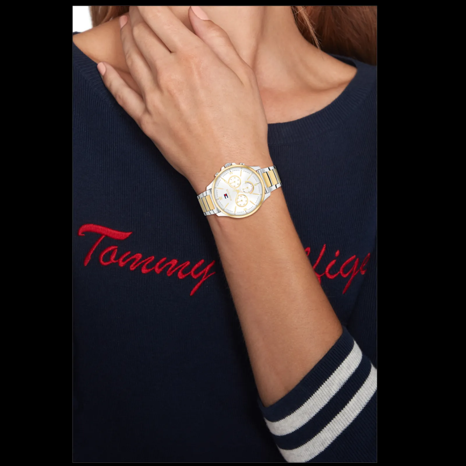 Relogio Prateado Aco Bicolor-Tommy Hilfiger Watches Sale