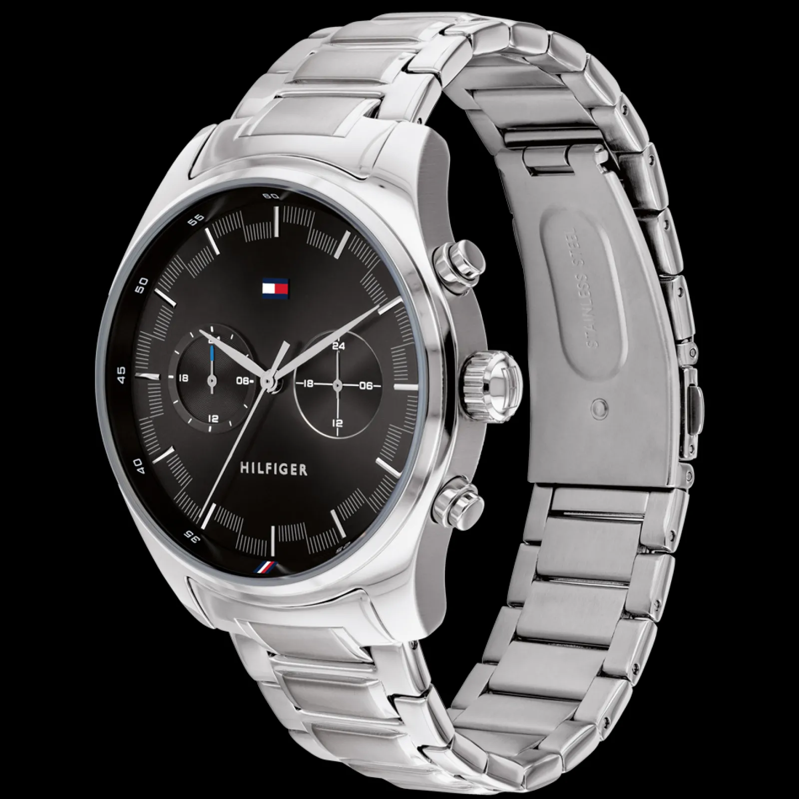 Relogio Preto Aco-Tommy Hilfiger Watches Discount