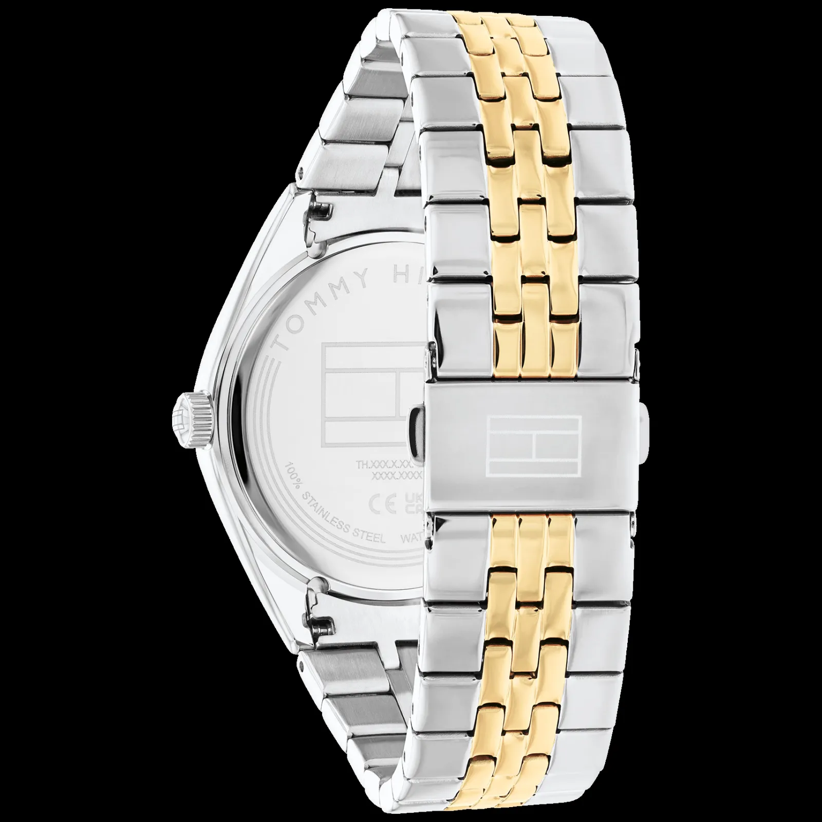 Relogio Preto Aco Bicolor-Tommy Hilfiger Watches Store