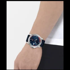 Relogio Regatta Aco Azul Silicone-Lacoste Best Sale