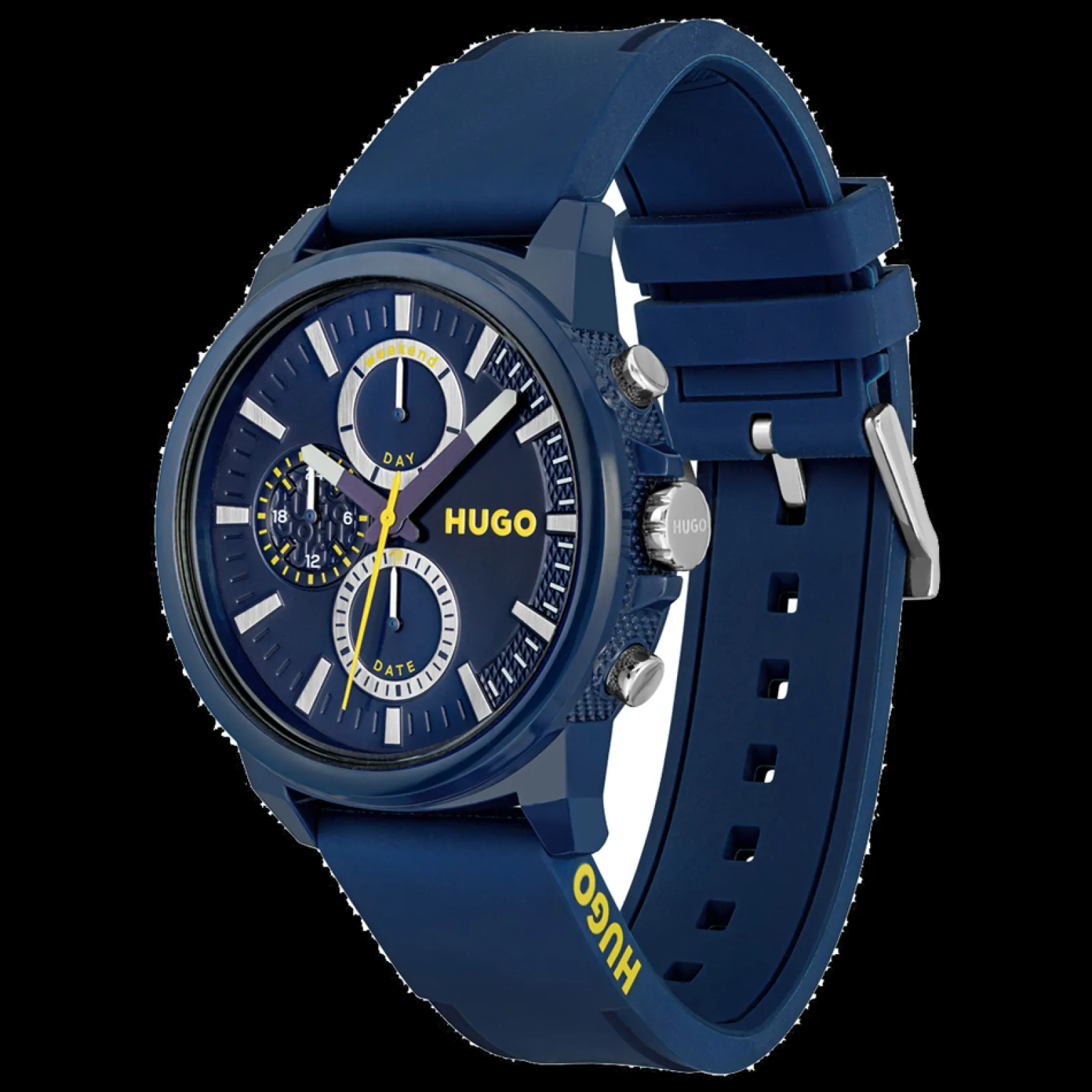 Relogio #Relax Azul Tr90 Silicone Azul-Hugo Online