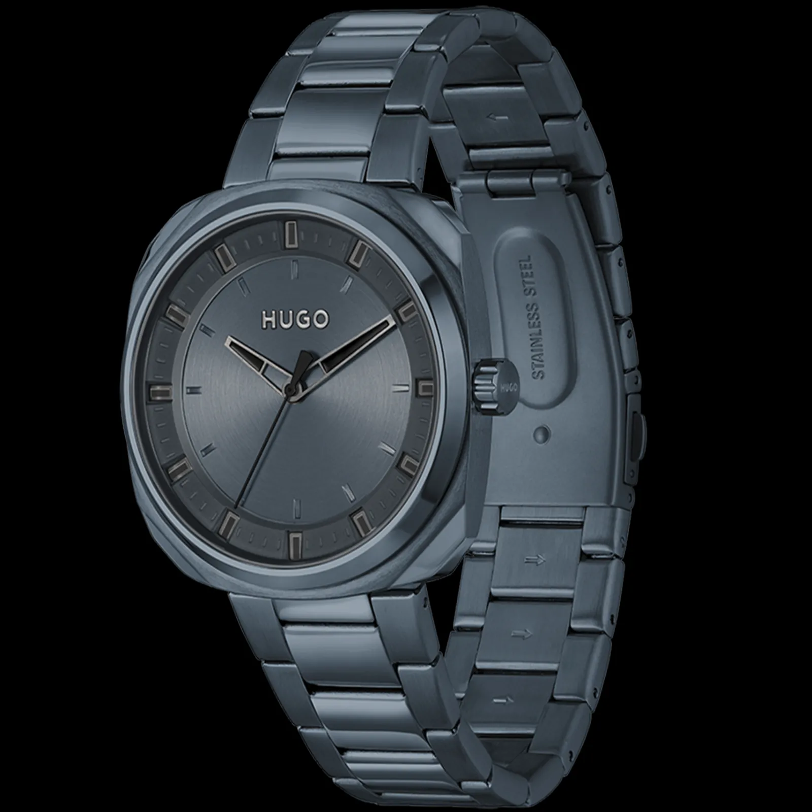 Relogio #Shrill Aco Ip Azul-Hugo Flash Sale