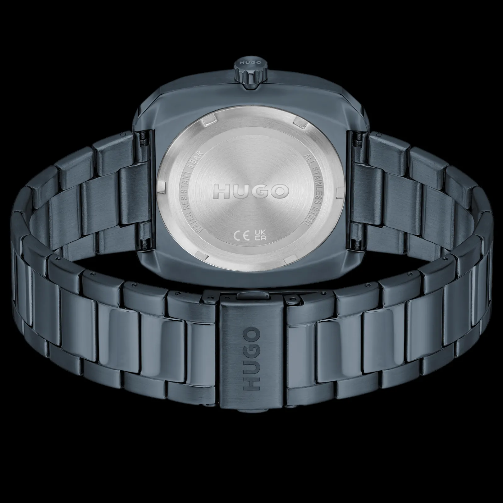Relogio #Shrill Aco Ip Azul-Hugo Flash Sale