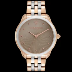 Relogio Starlight Cinzento Bicolor E Cristal-Olivia Burton Cheap
