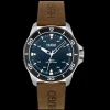 Relogio #Streetdiver Aco Pele Castanha-Hugo Flash Sale