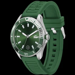 Relogio Tiebreaker Verde Aco E Silicone-Lacoste Online