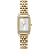Relogio Townhouse Rectangle Aco Dourado Cristais-Olivia Burton Outlet