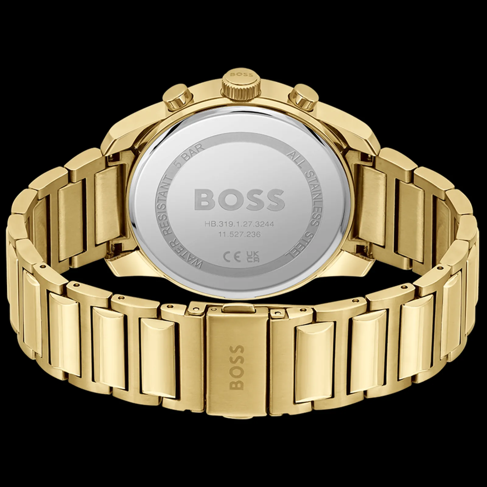 Relogio Trace Aco Ip Dourado-Boss Watches Discount
