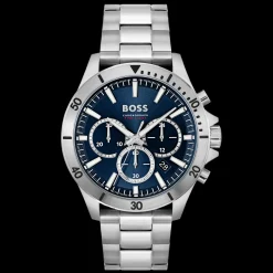 Relogio Troper Cronografo Azul Aco-Boss Watches Cheap