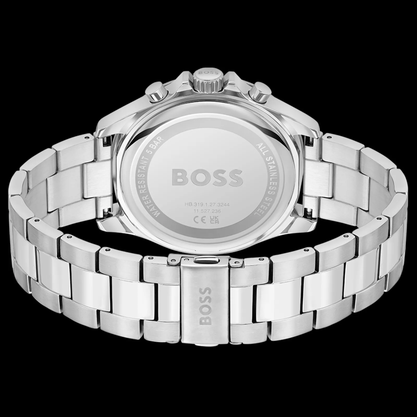 Relogio Troper Cronografo Azul Aco-Boss Watches Cheap