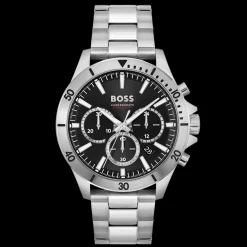 Relogio Troper Cronografo Preto Aco-Boss Watches Fashion