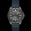 Relogio #Visit Aco Ip Cinzento E Pele Azul-Hugo Flash Sale