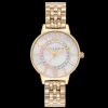 Relogio Wonderland Branco Aco Dourado-Olivia Burton Store