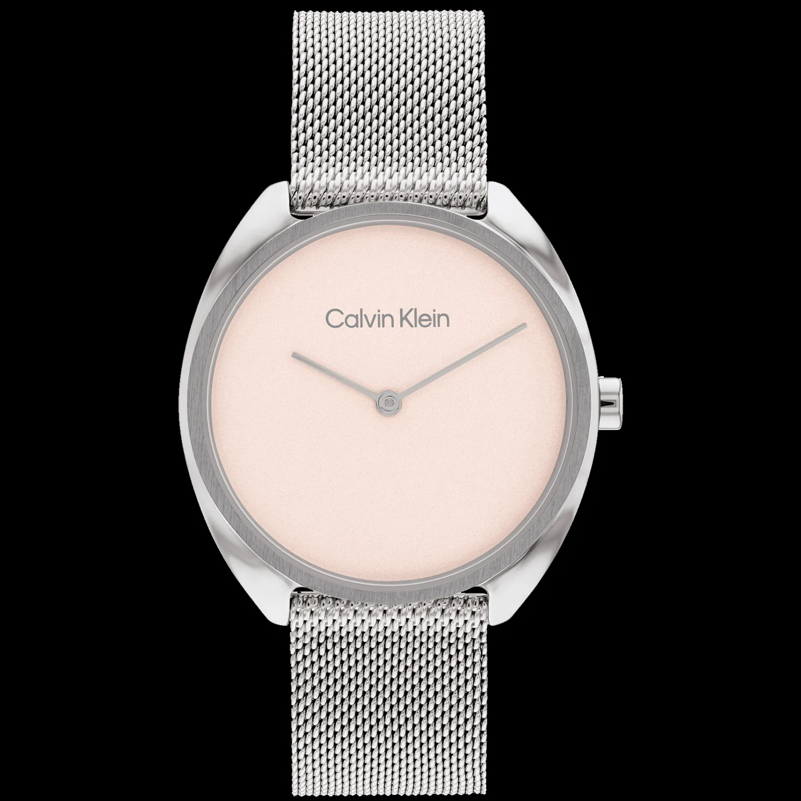 Rosa E Aco Em Malha Milanesa-Calvin Klein Watches Sale