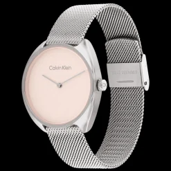 Rosa E Aco Em Malha Milanesa-Calvin Klein Watches Sale